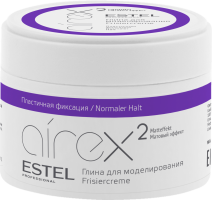 Глина для моделирования волос с матовым эффектом Пластичная фиксация AIREX (65 мл)