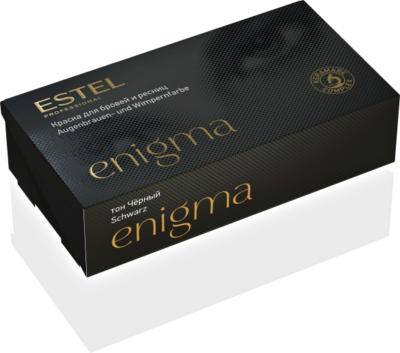 Краска для бровей и ресниц ESTEL Professional ENIGMA тон черный (40 мл)